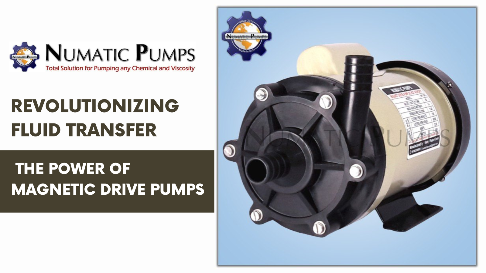 The Power of Magnetic Drive Pumps