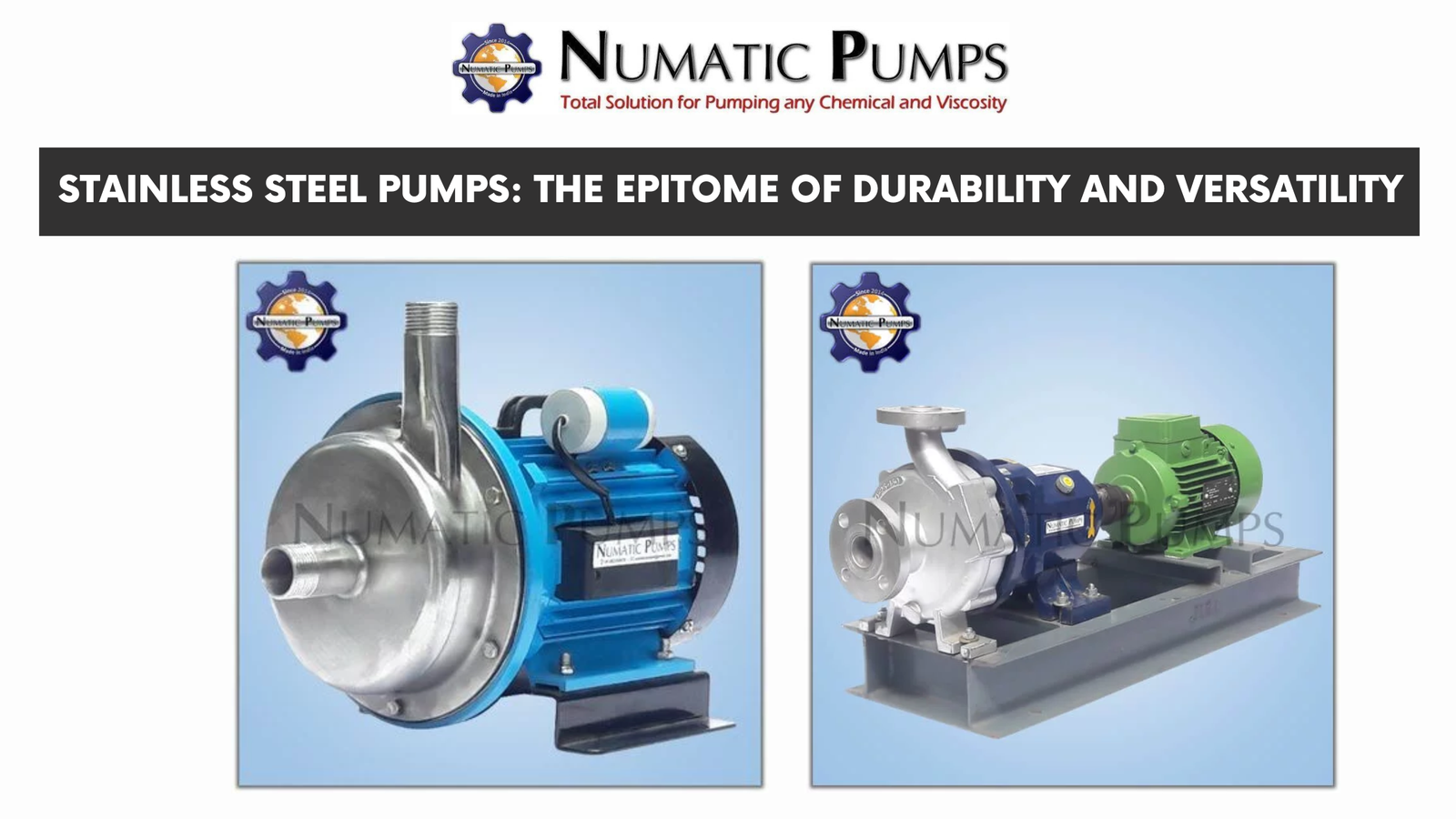 Stainless Steel Pumps: The Epitome of Durability and Versatility